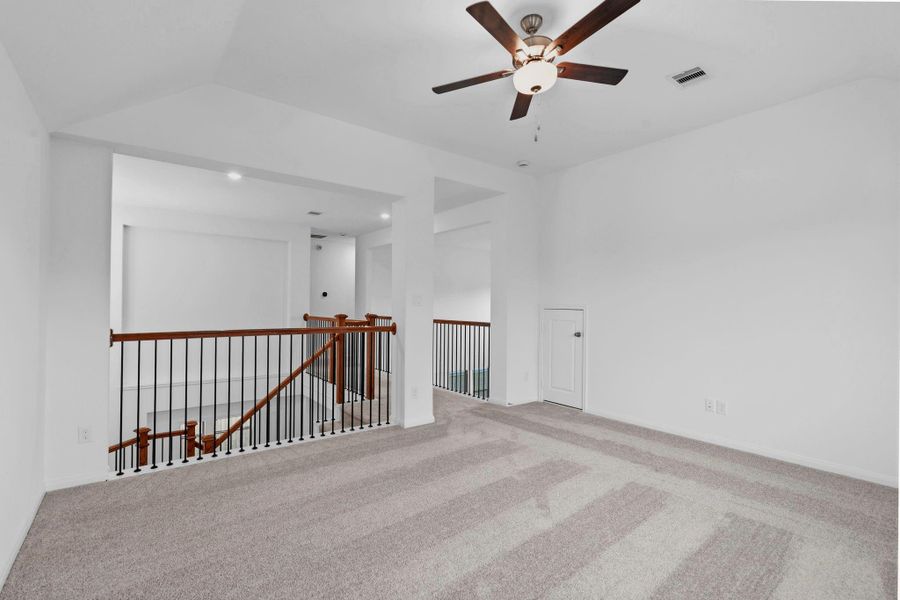 Spacious, unfurnished interior of a new home in Bridgeland, Cypress (Image 16). Spacious, unfurnished interior of a new home in Bridgeland, Cypress (Image 16).