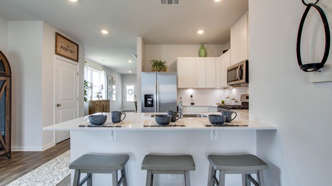 Furnished interior view inside a new home in Nexus South, Gallatin (Image 13).