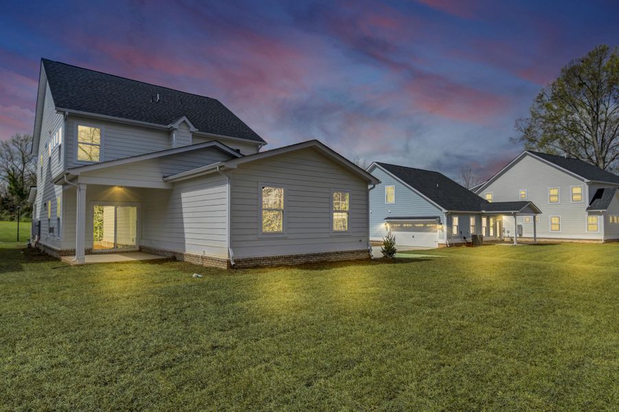 Exterior details and patio area of a home in Clubside Reserve at Summerlake, Lexington (Image 4).