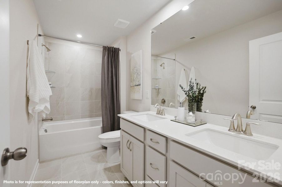 Photo is for representation purposes of floorplan only - colors, finishes, and options will vary