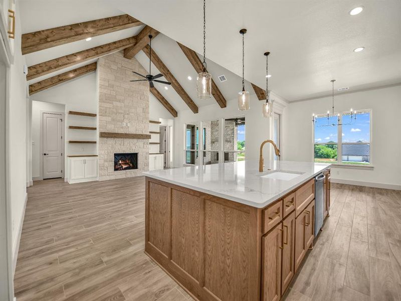 Furnished interior view inside a new home in , Decatur (Image 8).