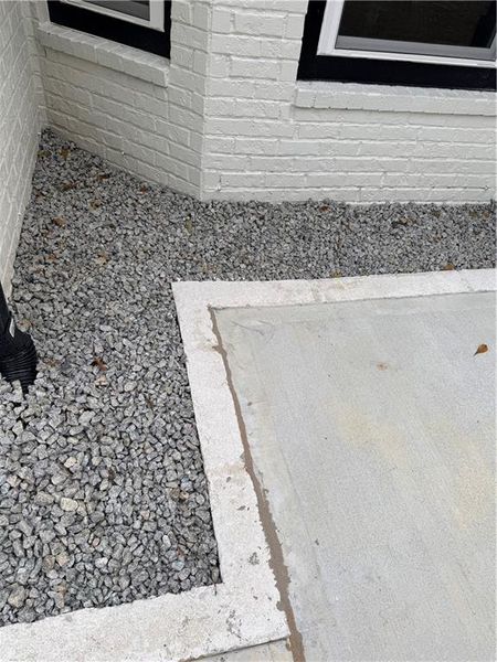 Exterior details and patio area of a home in , Lithonia (Image 34).