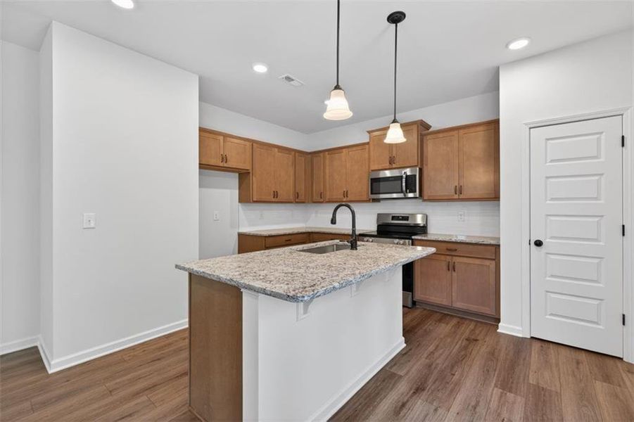 Furnished interior view inside a new home in Varnell Preserve, Dalton (Image 4).