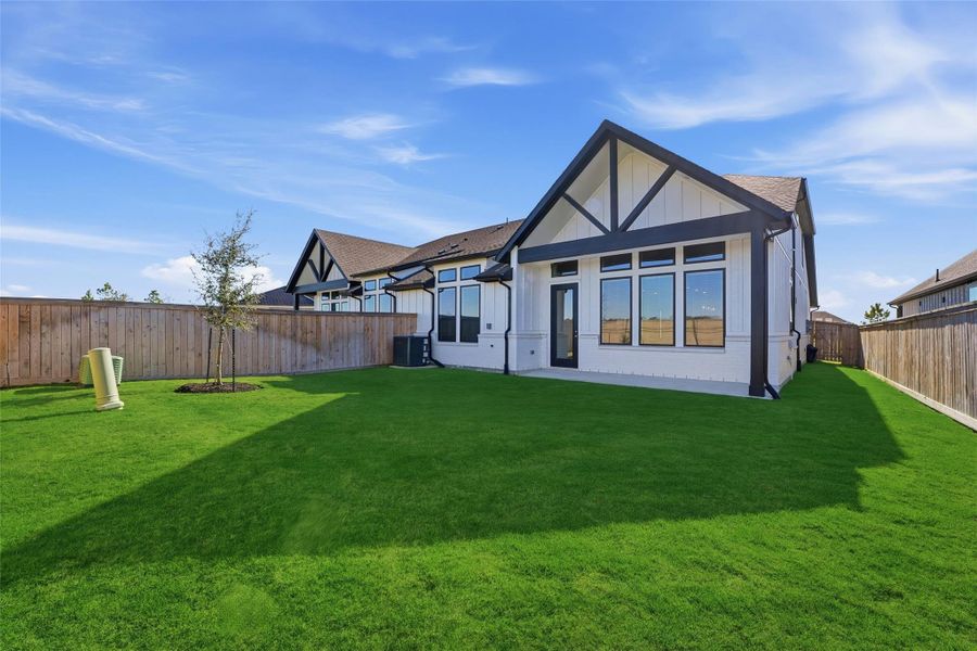 Exterior details and patio area of a home in , Cypress (Image 19).