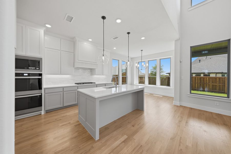 Furnished interior view inside a new home in Hillside Village, Celina (Image 6).