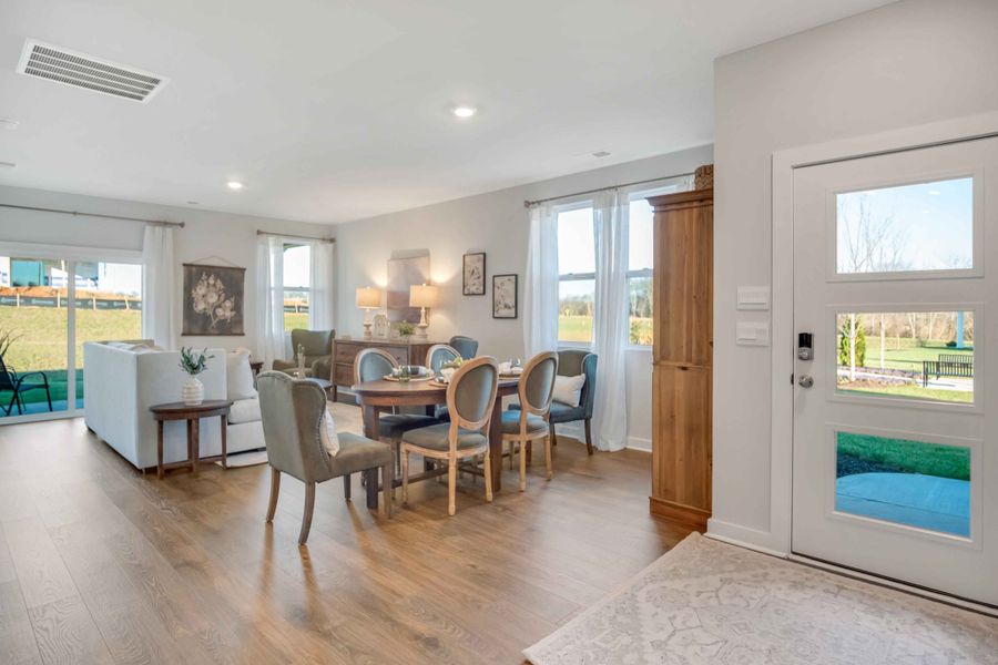 Representative furnished interior of a home built from the SEVERN by D.R. Horton in Nexus South, Gallatin (Image 8).