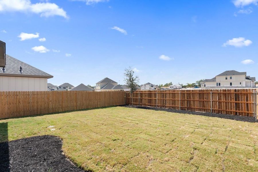Exterior details and patio area of a home in Terrace Collection at Heritage, Dripping Springs (Image 20). Exterior details and patio area of a home in Terrace Collection at Heritage, Dripping Springs (Image 20).