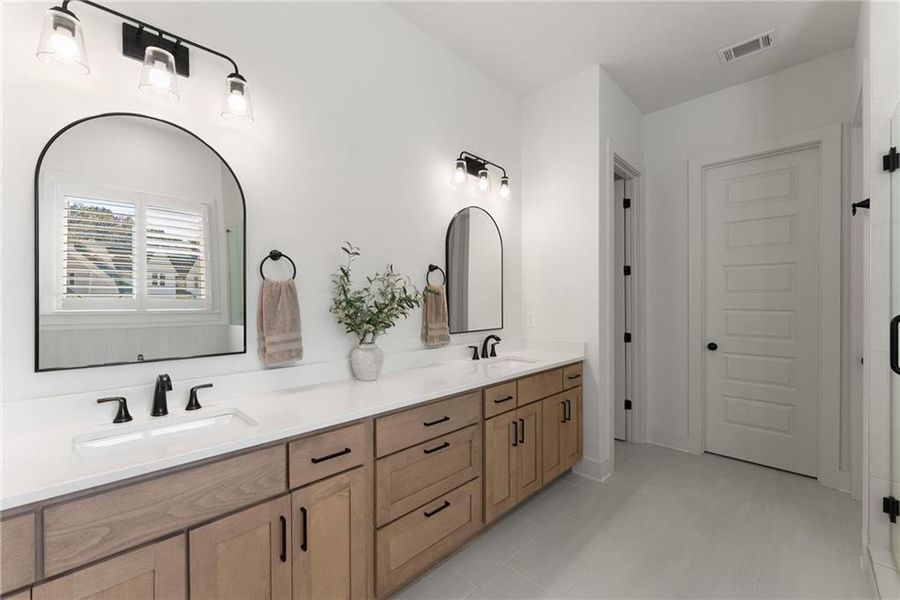 Furnished interior view inside a new home in , Cumming (Image 17).
