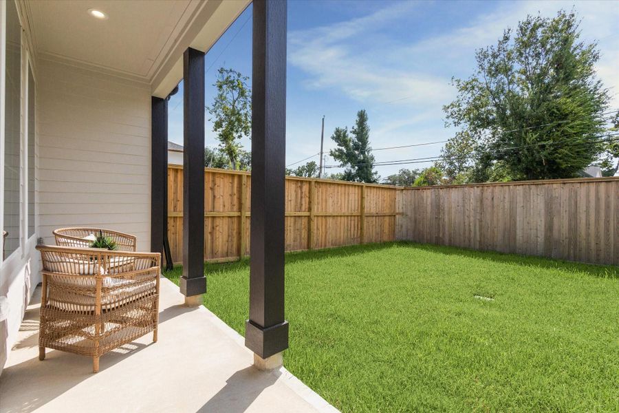 Furnished interior view inside a new home in , Houston (Image 15).