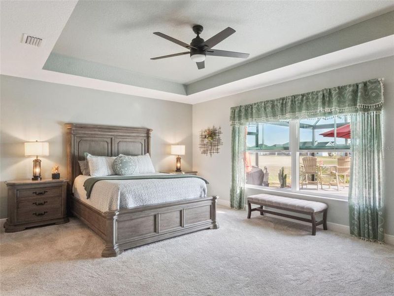 Furnished interior view inside a new home in , The Villages (Image 10).