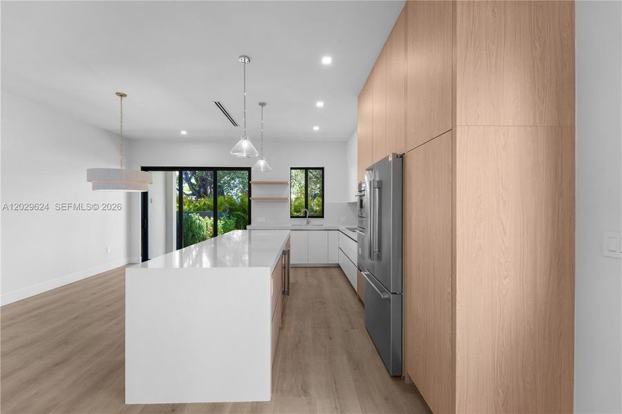 Furnished interior view inside a new home in , Miami (Image 34).