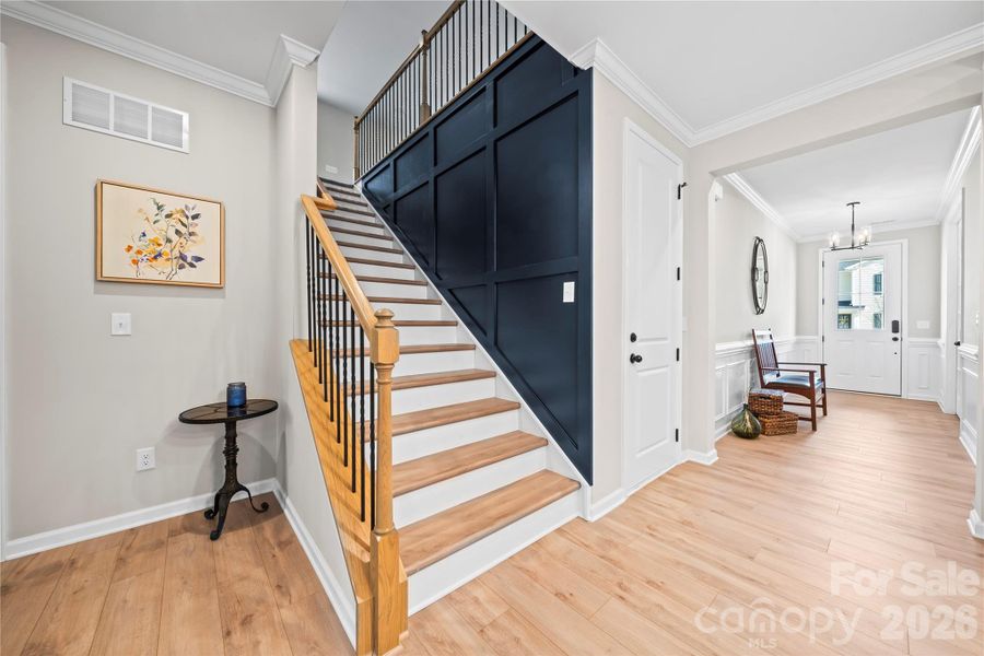 staircase with accent wall staircase with accent wall