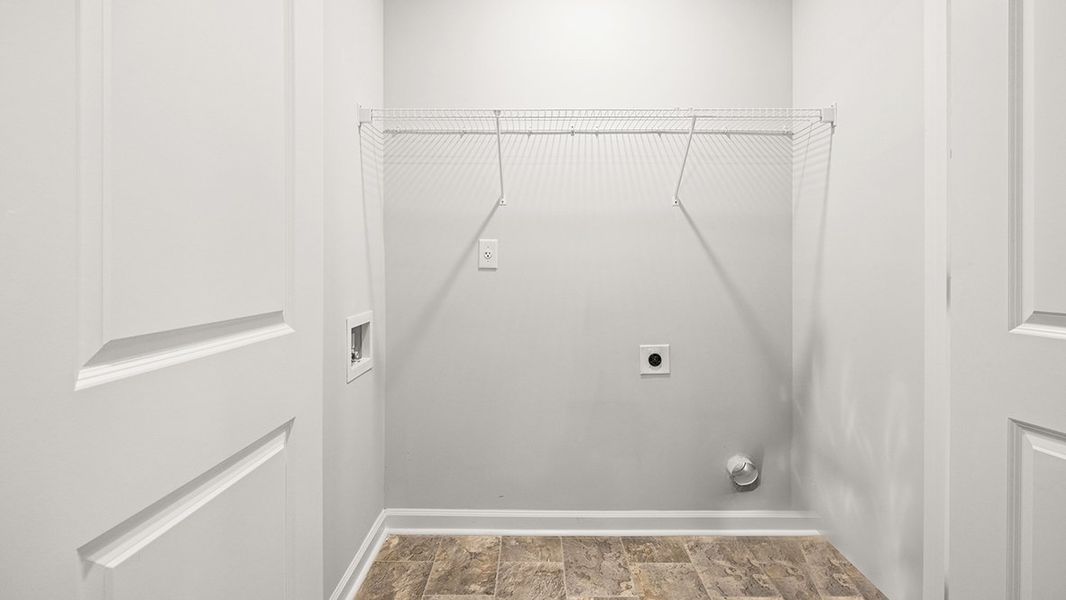 Representative unfurnished interior of a home built from the Maywood 3 by D.R. Horton in The Parish at Flat Rock Townhomes, Graniteville (Image 21).