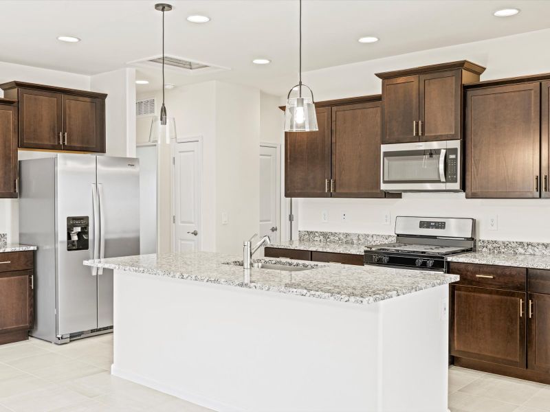 Furnished interior view inside a new home in Summerstone II, Marana (Image 2). Furnished interior view inside a new home in Summerstone II, Marana (Image 2).