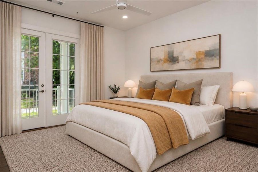 Furnished interior view inside a new home in 1200 Ponce, Atlanta (Image 17).