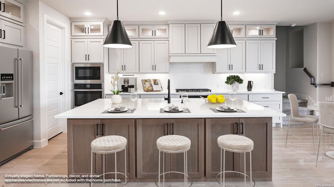 Furnished interior view inside a new home in Johnson Ranch, Bulverde (Image 11). Furnished interior view inside a new home in Johnson Ranch, Bulverde (Image 11).