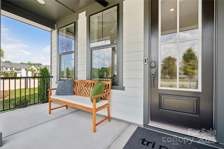 Charming covered front porch enhances the curb appeal and wows guests. *Model Photos | actual finishes, structural selections, and orientation may vary.