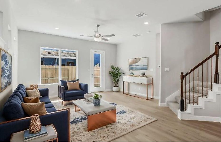 Photo is not of the actual home, but is an inspirational photo of builder’s model home and may depict options, furnishings, and/or decorator features that are not included