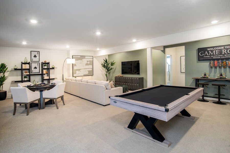 Representative furnished interior of a home built from the 1590 Modeled by KB Home in Turnberry, Commerce City (Image 7).