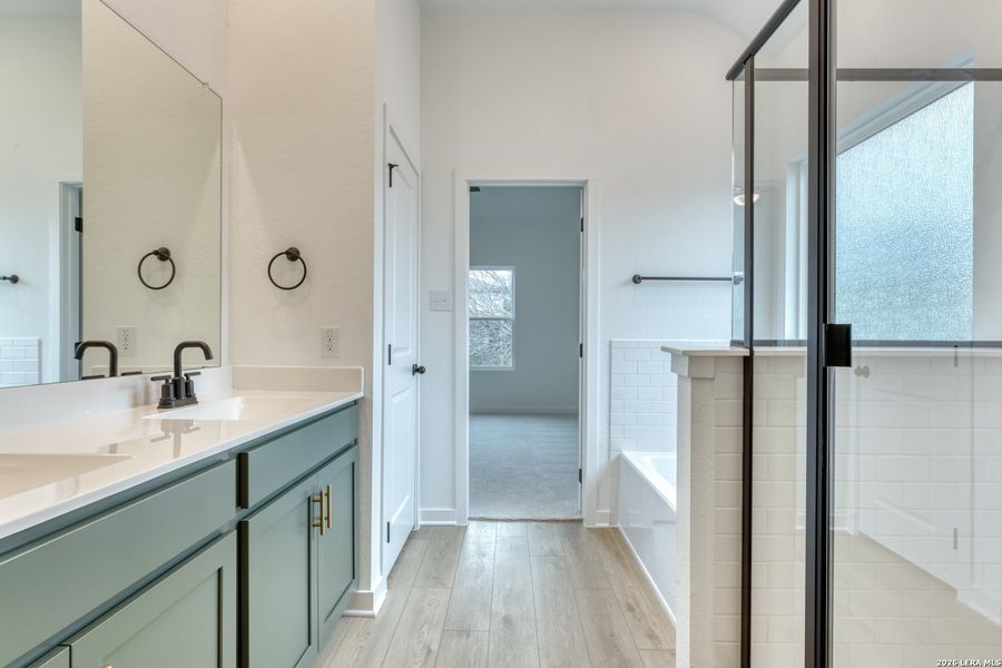 Furnished interior view inside a new home in Arcadia Ridge, San Antonio (Image 7). Furnished interior view inside a new home in Arcadia Ridge, San Antonio (Image 7).