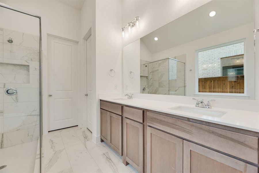 Furnished interior view inside a new home in Cottages of Celina, Celina (Image 10).
