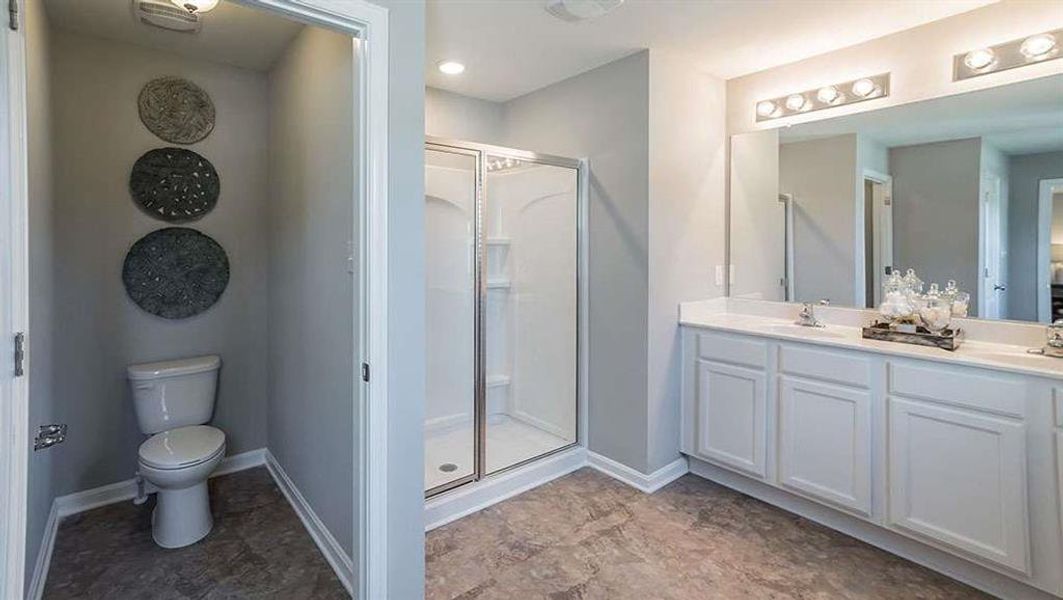 Furnished interior view inside a new home in Jackson Landing, Jefferson (Image 10).