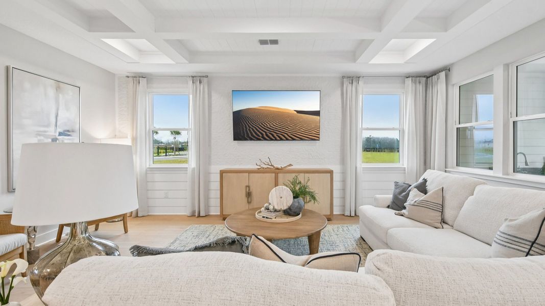 Representative furnished interior of a home built from the Marigold by DRB Homes in Ardisia Park, New Smyrna Beach (Image 15).