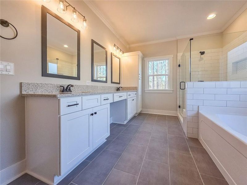 Furnished interior view inside a new home in , Rockmart (Image 32).