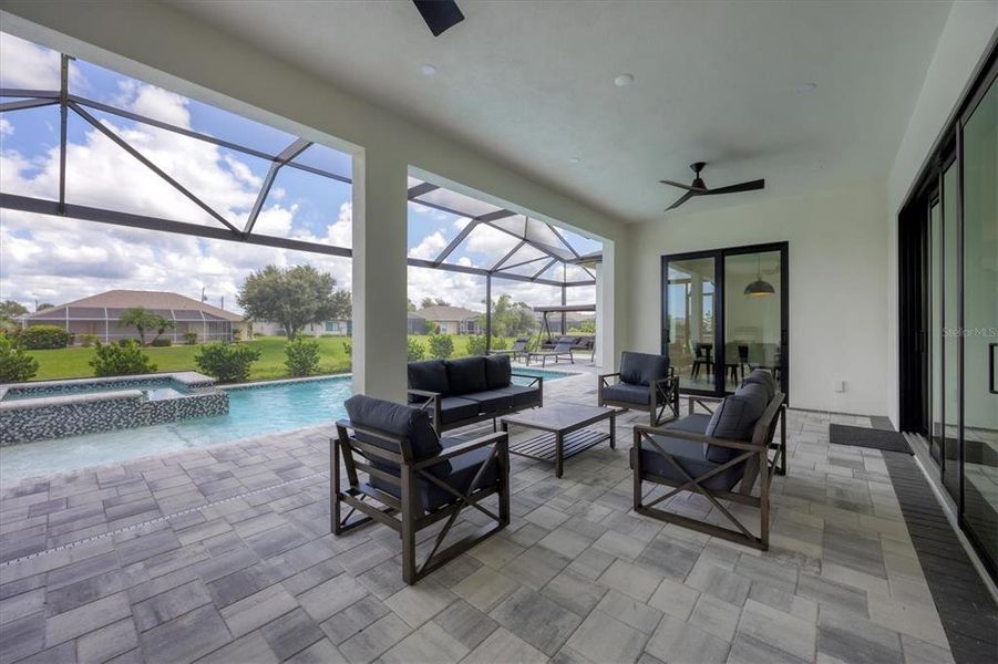 Furnished interior view inside a new home in , Rotonda West (Image 30).