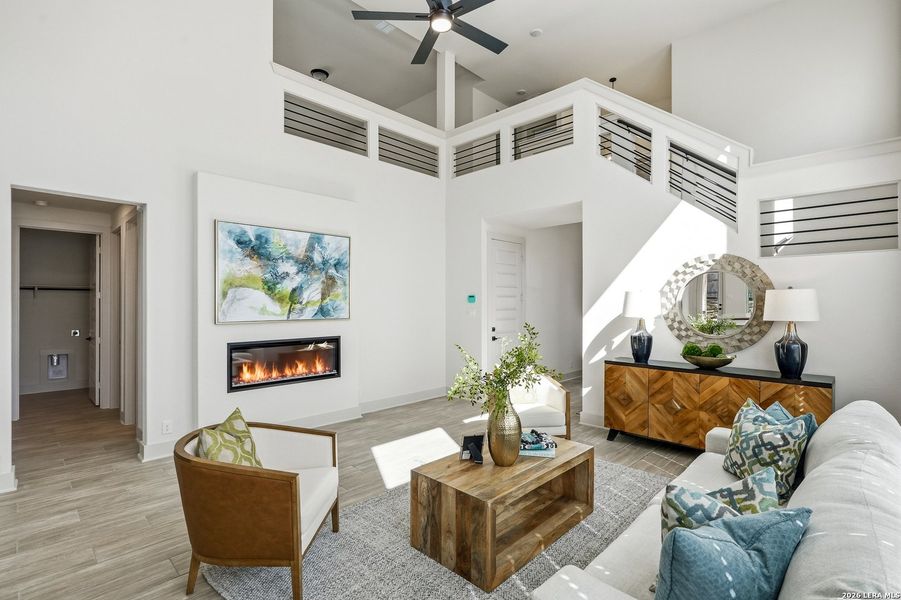 Furnished interior view inside a new home in Buffalo Crossing, Cibolo (Image 31).