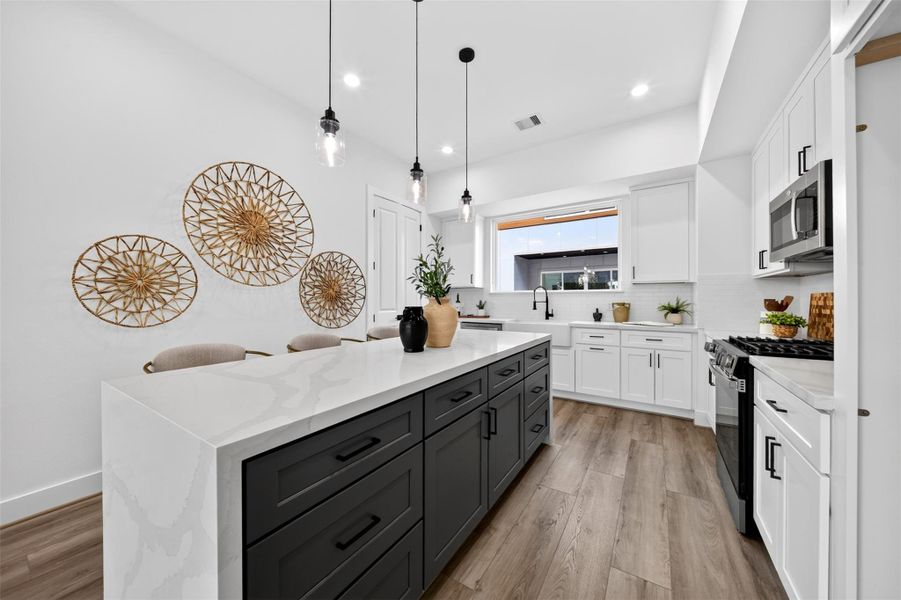 Furnished interior view inside a new home in , Houston (Image 31).