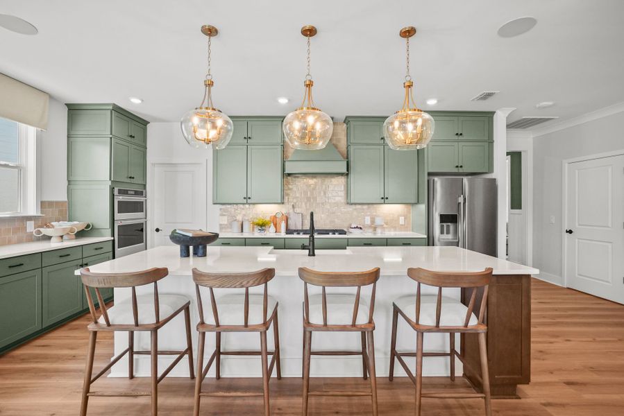 Representative furnished interior of a home built from the Palmary by Del Webb in Del Webb Carolina Ridge, Midland (Image 43).