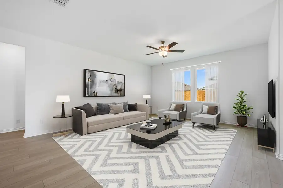 Furnished interior view inside a new home in River Ridge, Crandall (Image 3).
