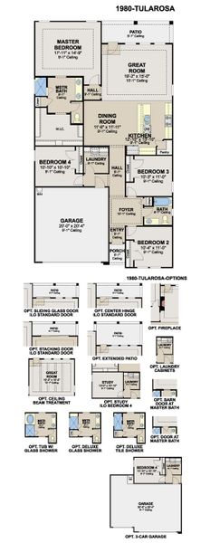 2D floor plan layout of this home in The Woodlands, Mico, TX (Image 1). 2D floor plan layout of this home in The Woodlands, Mico, TX (Image 1).
