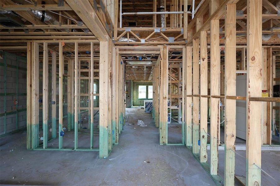 In-progress construction of a new home in Center Lake on the Park, St. Cloud, FL (Image 18).