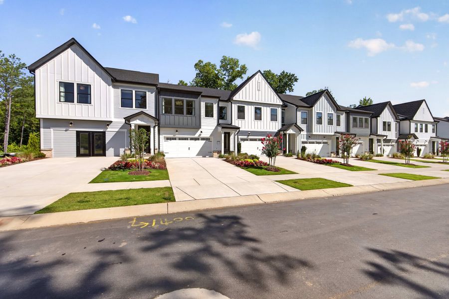 Representative exterior photo of a completed home built from the Falcon by Tri Pointe Homes in Southbridge, Fort Mill, SC (Image 2). Representative exterior photo of a completed home built from the Falcon by Tri Pointe Homes in Southbridge, Fort Mill, SC (Image 2).