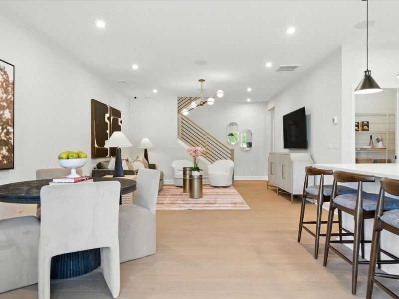 Representative furnished interior of a home built from the Clarion by Tri Pointe Homes in Southbridge, Fort Mill (Image 5).