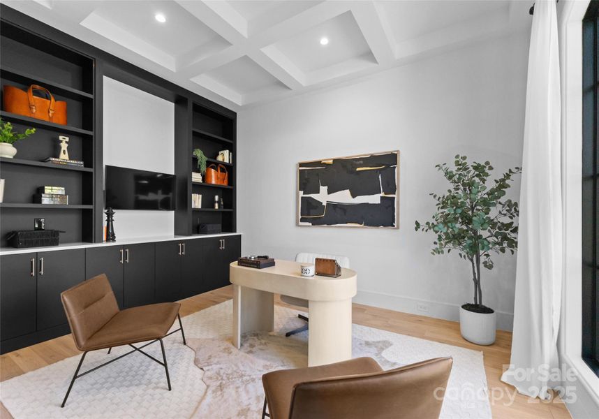 Furnished interior view inside a new home in , Weddington (Image 32).