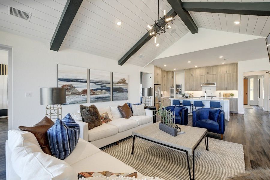 Furnished interior view inside a new home in Anthem, Kyle (Image 8).