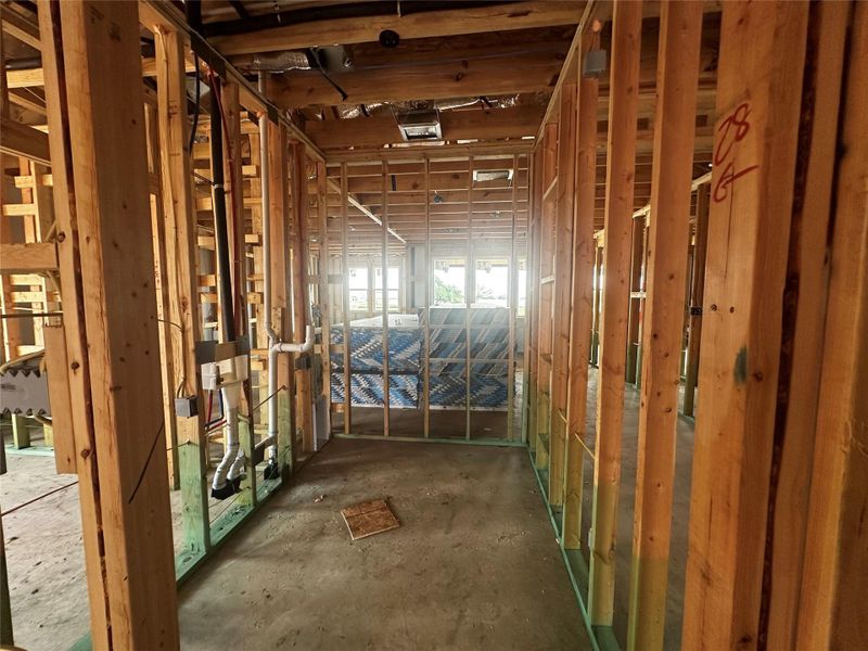 In-progress construction of a new home in Berry Creek Highlands, Georgetown, TX (Image 20).