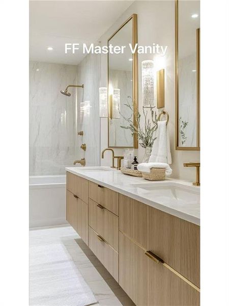 Furnished interior view inside a new home in , Buford (Image 13).