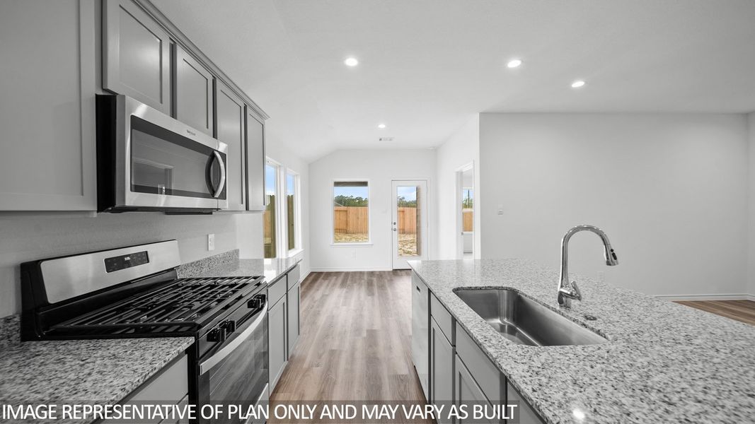 Representative furnished interior of a home built from the Baxtor by D.R. Horton in Reserve at Mallard Lakes, Orange (Image 5).