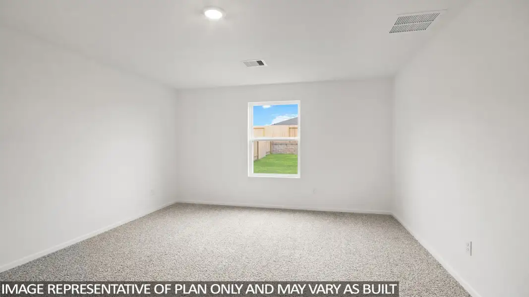 Representative unfurnished interior of a home built from the Callahan by D.R. Horton in The Canopies, Splendora (Image 11).