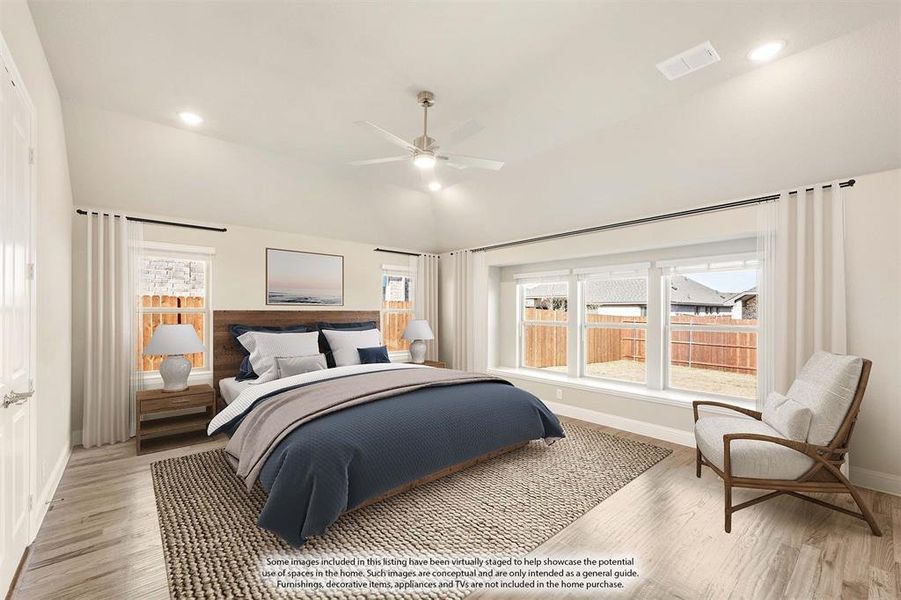 Furnished interior view inside a new home in Timberbrook, Justin (Image 12).