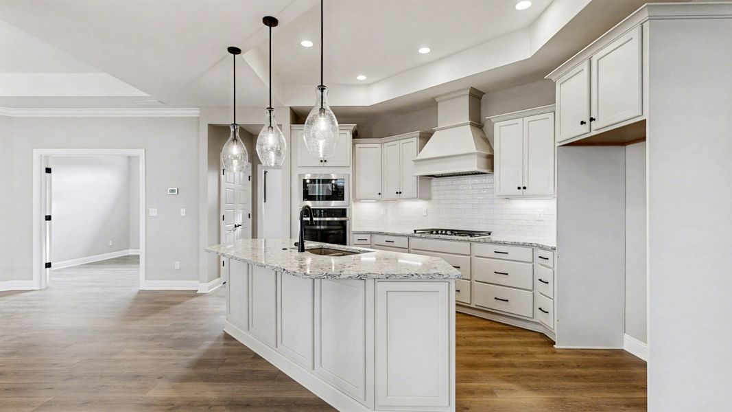 Representative furnished interior of a home built from the Portico by Perfection Builders in The Courtyards at Curry Farms, Louisville (Image 6).