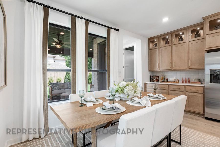 Furnished interior view inside a new home in Santa Rita Ranch: 40-45ft. lots, Liberty Hill (Image 12).
