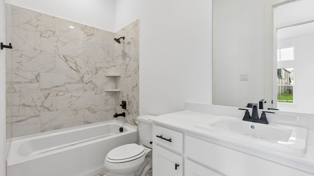 Representative furnished interior of a home built from the Chapelle III by Normandy Homes in Rainwater Crossing, Celina (Image 5).