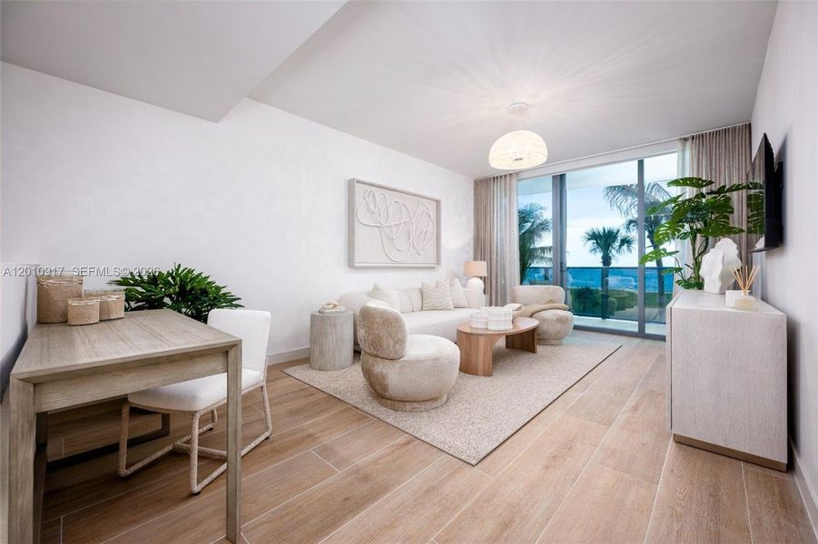Furnished interior view inside a new home in Casamar, Pompano Beach (Image 12).