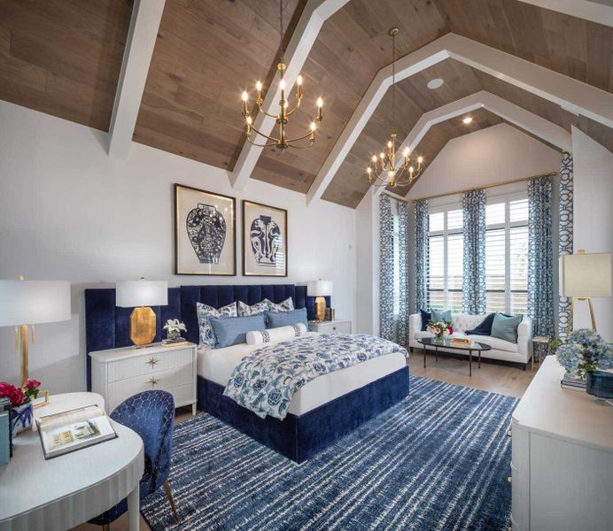 Representative Primary Bedroom - some options shown