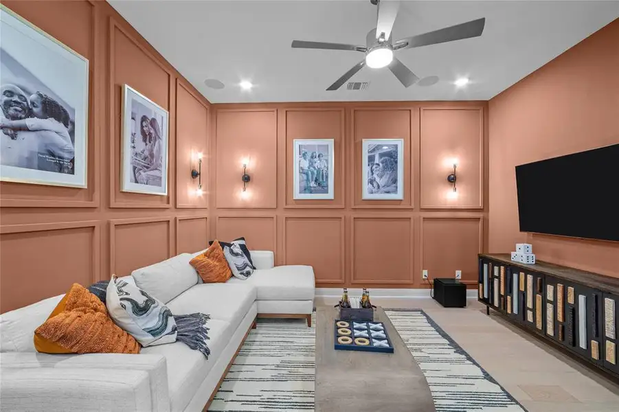 Furnished interior view inside a new home in South Pointe Manor Series, Mansfield (Image 10). Furnished interior view inside a new home in South Pointe Manor Series, Mansfield (Image 10).